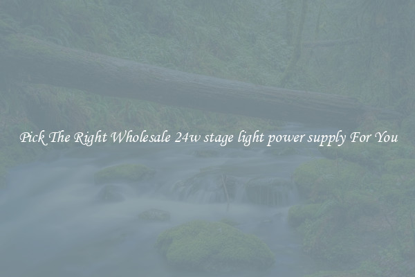 Pick The Right Wholesale 24w stage light power supply For You