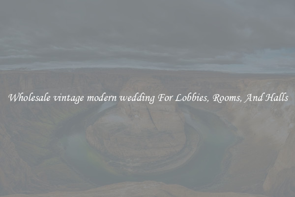 Wholesale vintage modern wedding For Lobbies, Rooms, And Halls