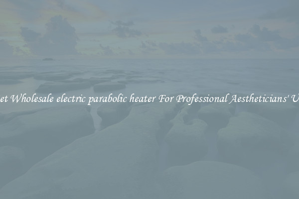 Get Wholesale electric parabolic heater For Professional Aestheticians' Use
