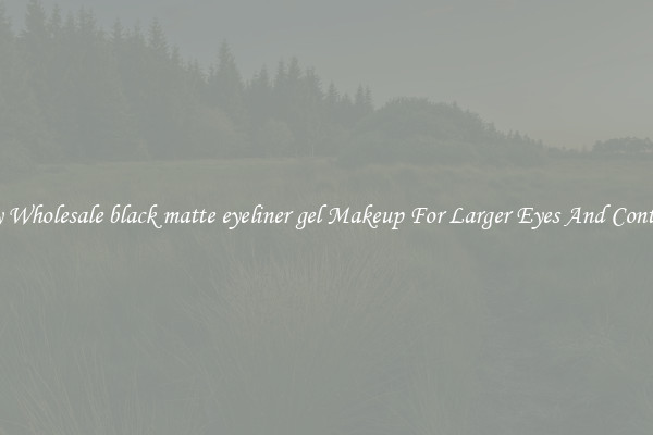 Buy Wholesale black matte eyeliner gel Makeup For Larger Eyes And Contrast