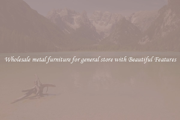 Wholesale metal furniture for general store with Beautiful Features