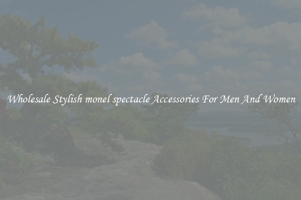 Wholesale Stylish monel spectacle Accessories For Men And Women