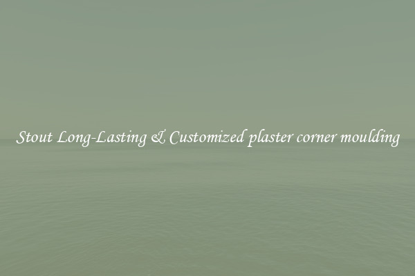 Stout Long-Lasting & Customized plaster corner moulding